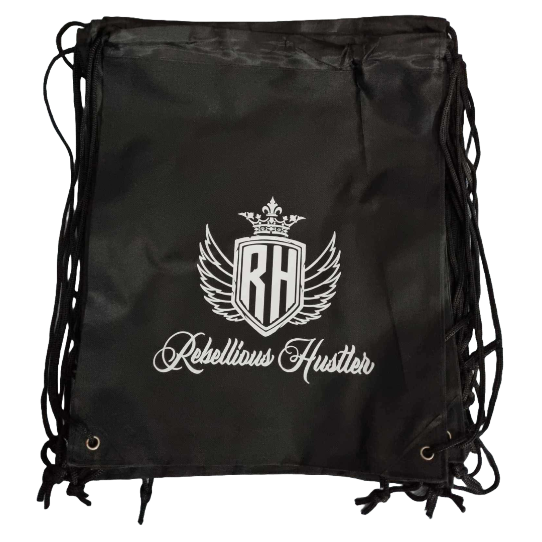 Rebellious Hustler Drawstring Bag