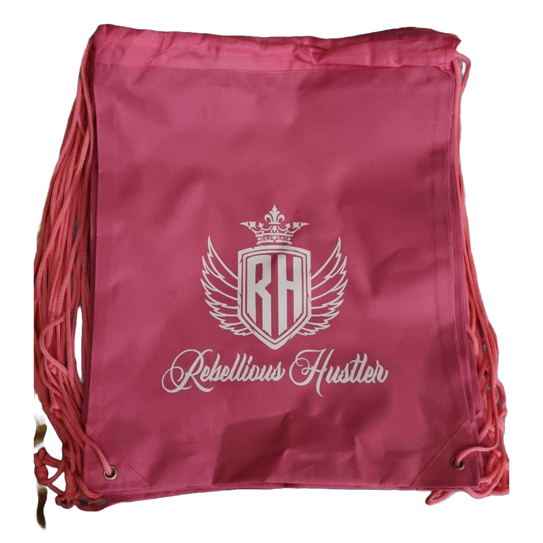 Rebellious Hustler Drawstring Bag