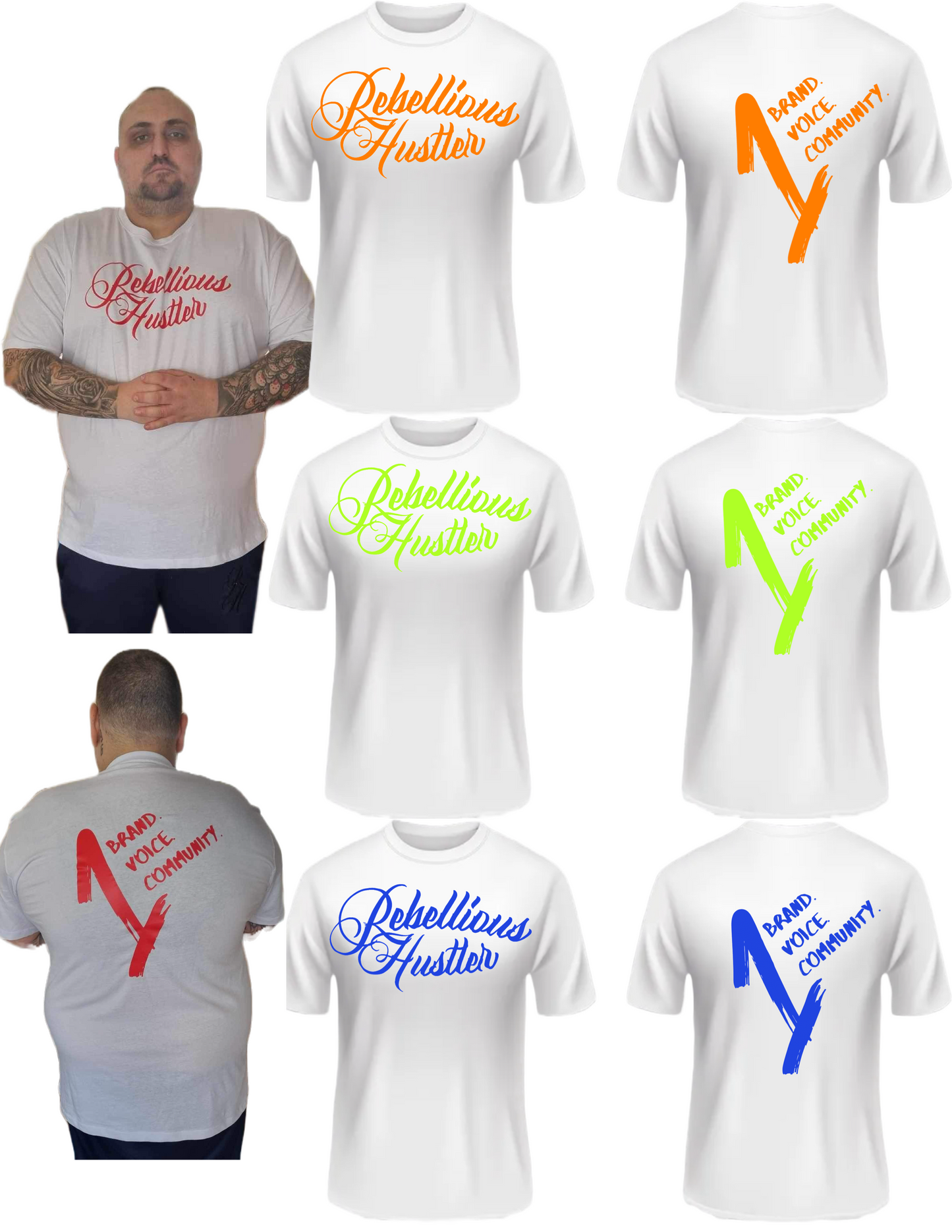 The Rebellious Hustler Moto Tshirt