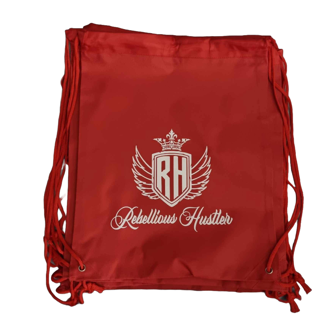 Rebellious Hustler Drawstring Bag