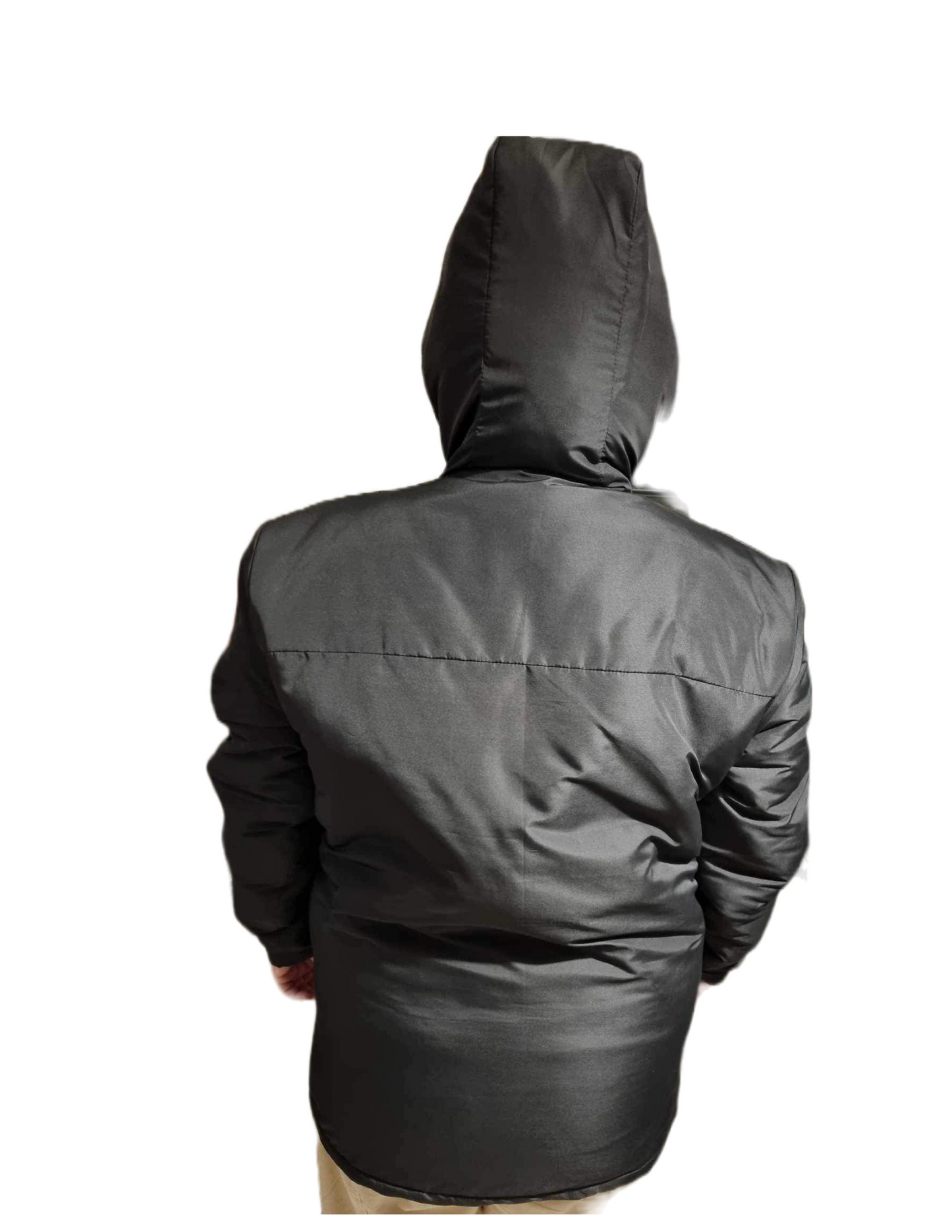 Men’s BLACK Rebellious Hustler Winter Coats