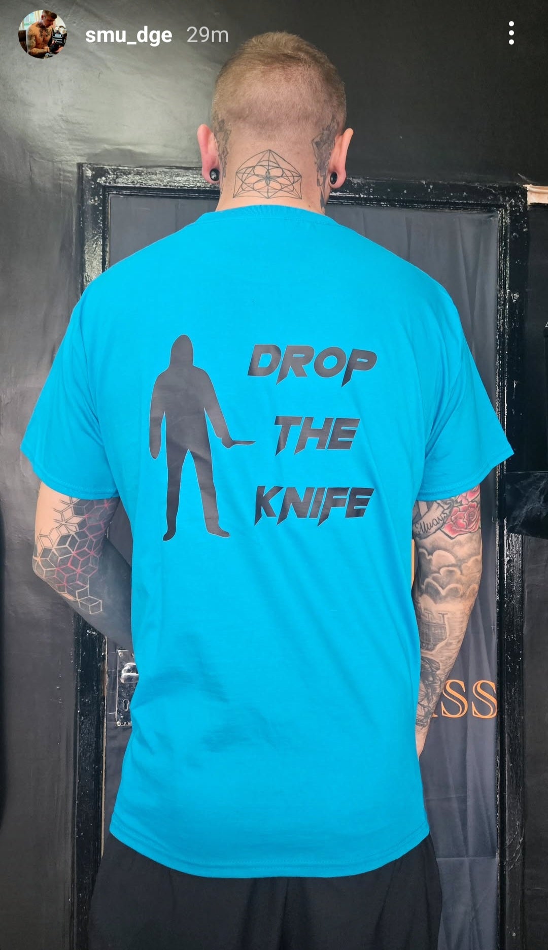 DROP THE KNIFE & THE SCUM OF BRUM UNISEX T'SHIRTS