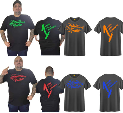 The Rebellious Hustler Moto Tshirt