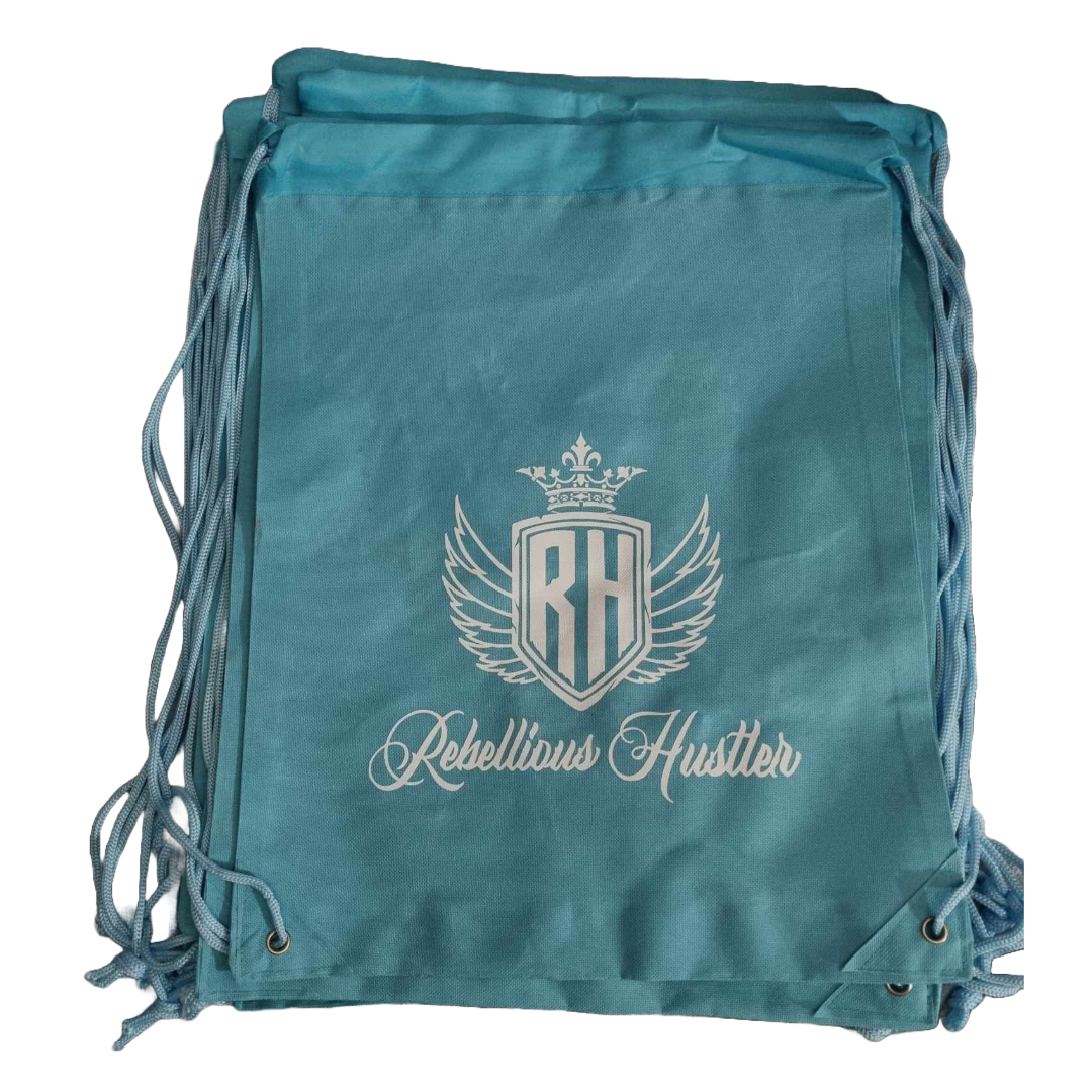 Rebellious Hustler Drawstring Bag