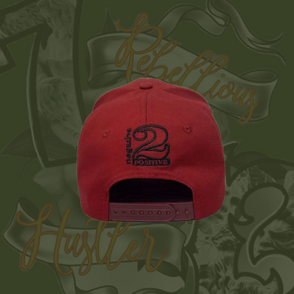 Red Rebellious Hustler Cap UNISEX