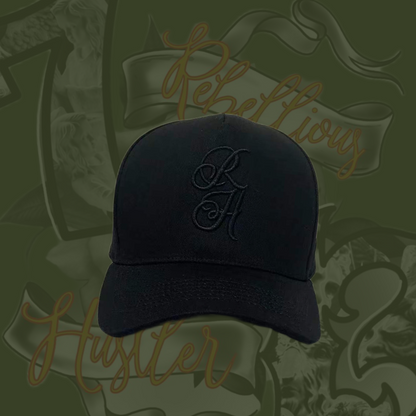 Black Rebellious Hustler Cap UNISEX
