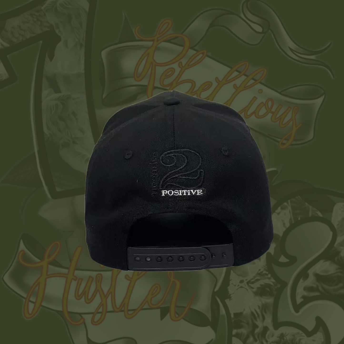 Black Rebellious Hustler Cap UNISEX
