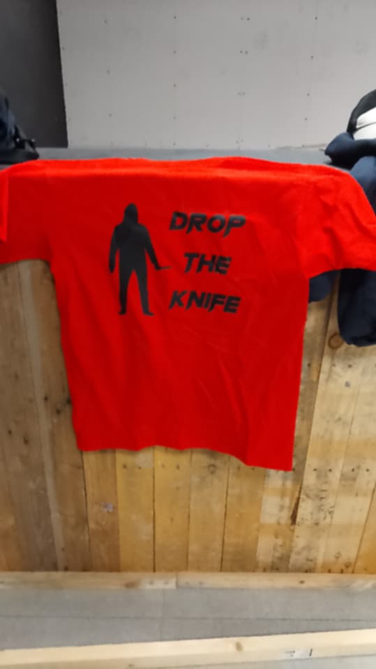 DROP THE KNIFE & THE SCUM OF BRUM UNISEX T'SHIRTS